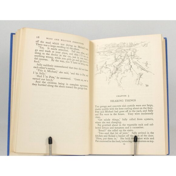 Children's Book, Wind And Weather Permitting by Prudence Hill, 1947 Fiction - Picture 7 of 9